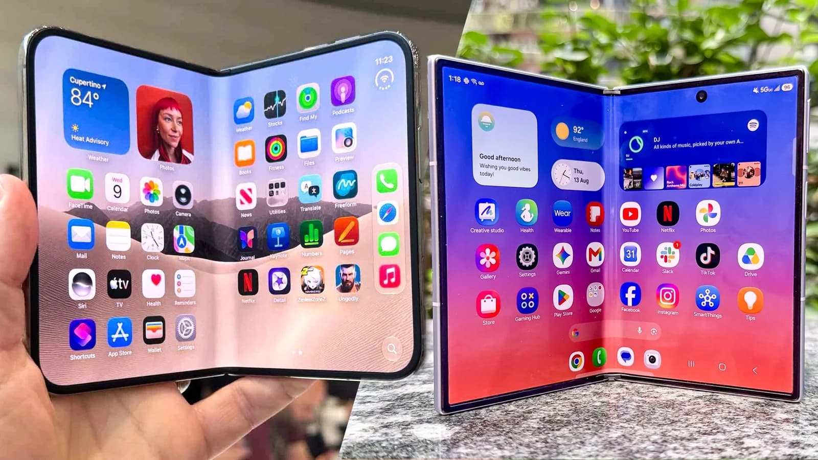IPhone duo vs galaxy Z Fold 8