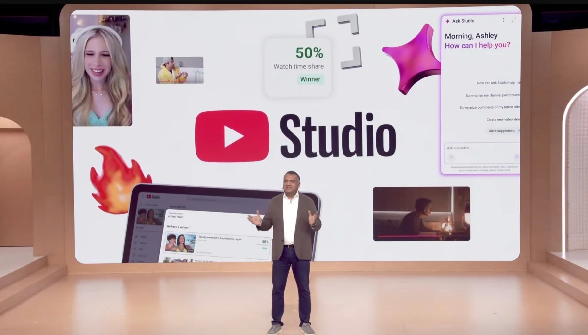 YouTube Integrates New Generative AI Tools Into Creator Studio